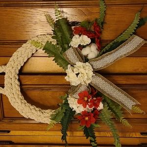 Handmade spring wreath